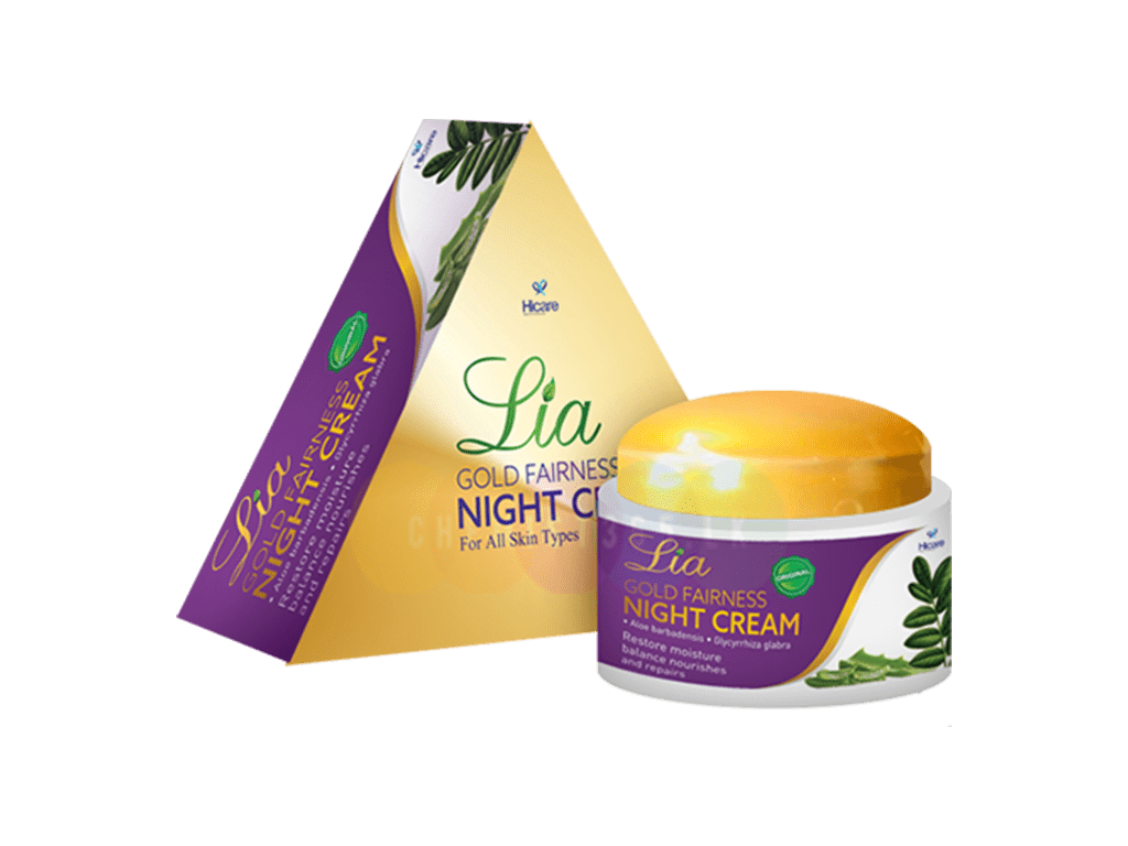 Lia Gold Fairness Night Cream ~ Chemist365lk 